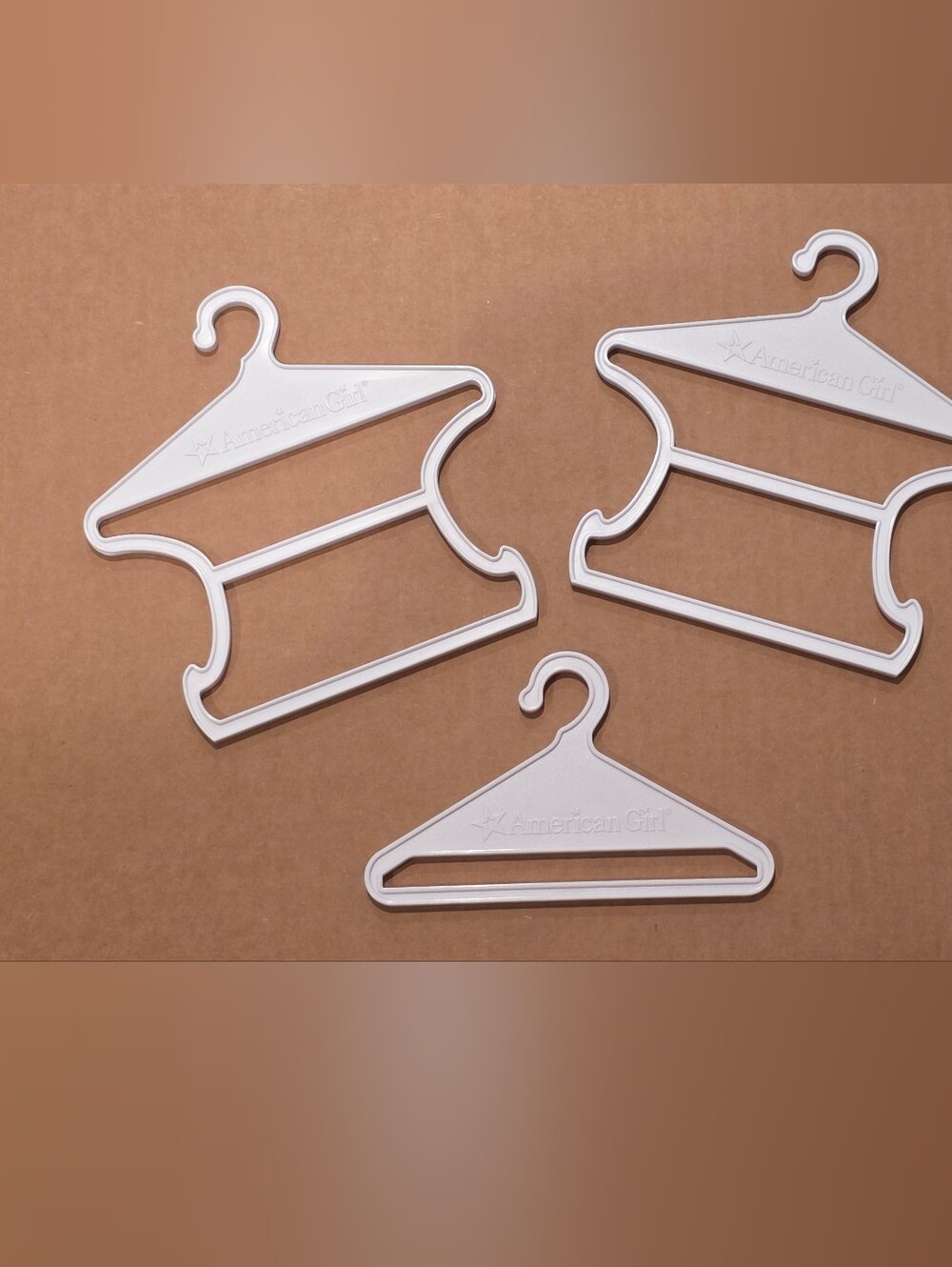 American Girl White Plastic Hanger Set - 3-Pack